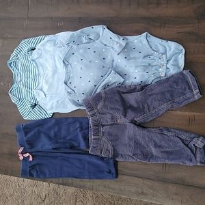 Lot of blue carter's baby boy size 12 months